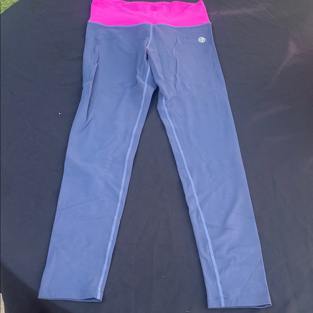 Zumba Fitness Pink and Black Leggings